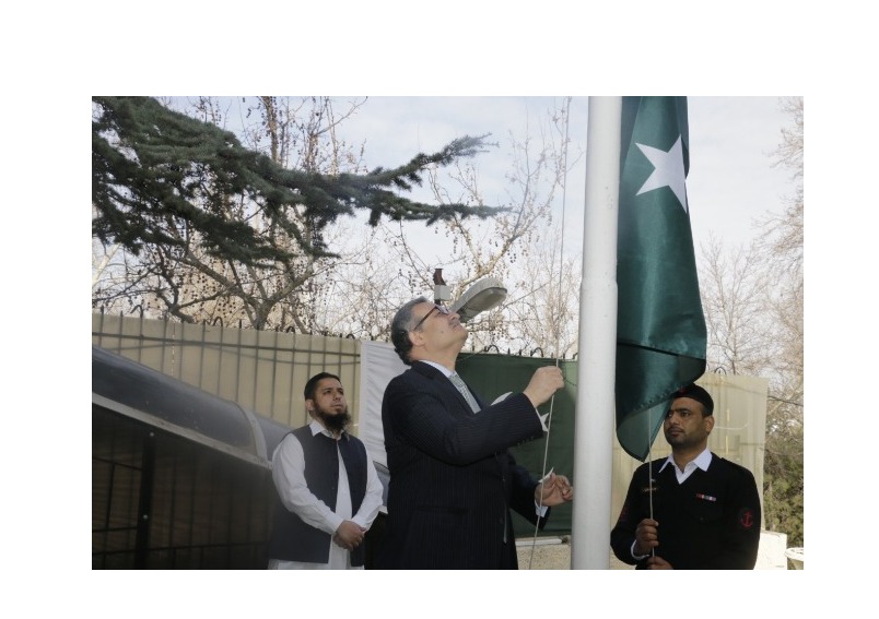 23rd March, 2020: Pakistan Embassy Ankara holds flag-hoisting ceremony on the occasion of the National Day of Pakistan.