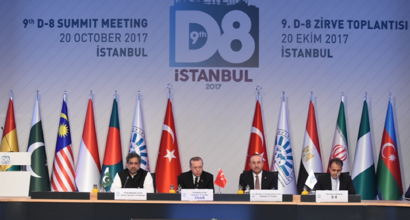 Prime Minister of Pakistan participates in 9th D-8 Summit held in Istanbul on 20 October 2017