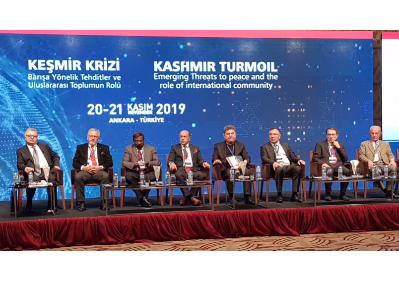 Delegates of Kashmir conference in Ankara urge India to lift blockade, respect human rights and resolve Kashmir dispute peacefully through dialogue