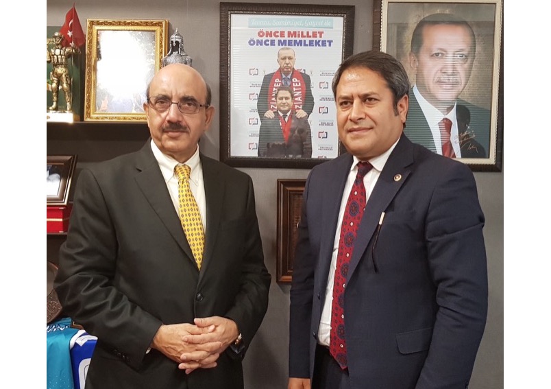 AJK President lauds Turkish Parliament, international students for their support to the Kashmir cause, and end to Indian tyranny