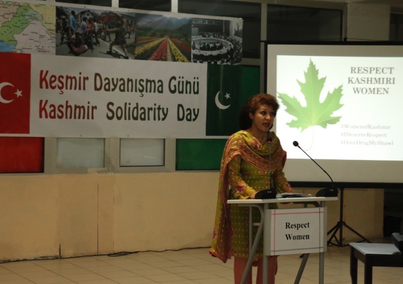 Event to express solidarity with the Women in Indian Occupied Jammu & Kashmir held in Ankara - Hint İşgalindeki Cammu ve Keşmir’deki kadınlarla dayanışma göstermek için Ankara’da bir olay düzenlendi