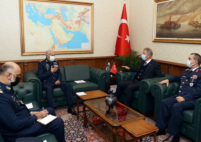 Chief of Air Staff of Pakistan meets with the top military leadership of Turkey