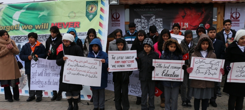Commemorative Ceremony for Peshawar School Terrorist Attack Victims held in Ankara