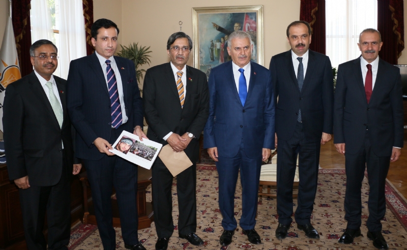 Prime Minister’s Special Envoys brief Turkish Prime Minister on Kashmir; convey gratitude for Turkey’s abiding support
