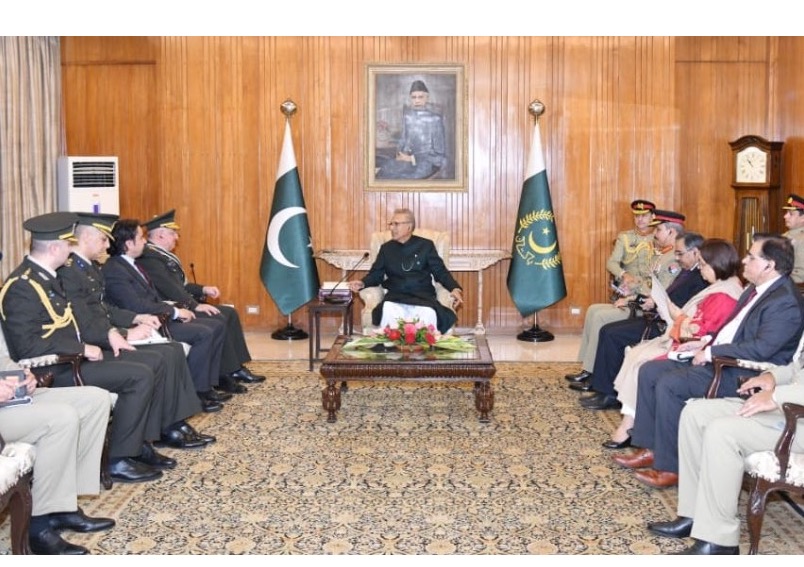 President of Pakistan confers Pakistan’s highest military award upon Chief of Turkish General Staff