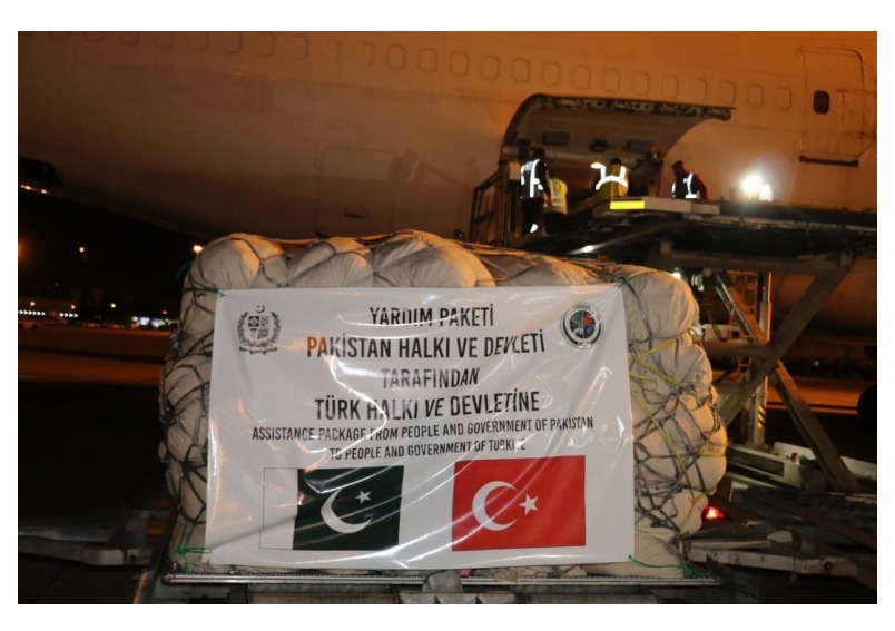 SPECIAL FLIGHT OPERATION BEGINS TO EXPEDITE TRANSPORT OF 50,000 TENTS TO TURKIYE FROM PAKISTAN